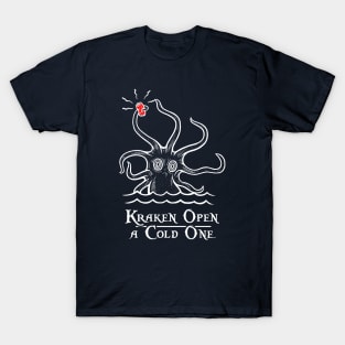 Kraken Open A Cold One T-Shirt